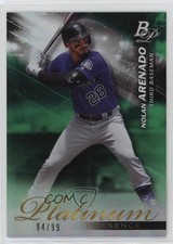2018 Bowman Platinum Platinum Presence Green 94/99 Nolan Arenado #PP-20 7eo