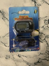 Digital Aquarium Thermometer LCD Water Fish Tank Terrarium Suction Cup Probe