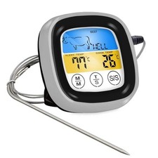 Digital Kitchen Thermometer Probe Touch Screen Meat Barbecue Food Temperature