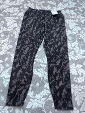 Nike Dri-Fit One High-Rise 7/8 Printed Tight Women s Size L Black NWT