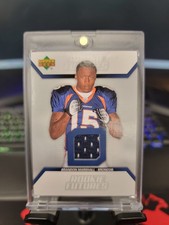 2006 Upper Deck Brandon Marshall Rookie Futures Material Card RC #RF-BM. rookie card picture
