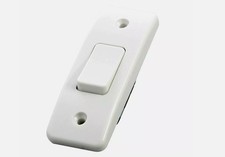 MK K4841WHI 10amp 1 Gang 2 Way Architrave single Light Switch