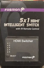 Fosmon 5x1 HDMI Intelligent Switch W/ IR Remote Control