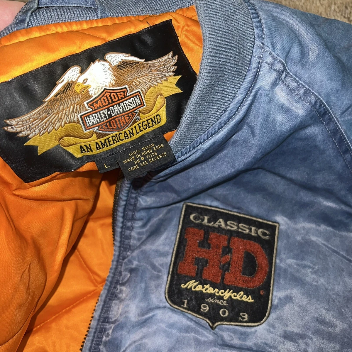 Harley nylon shop jacket