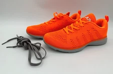 Rare APL Women's TechLoom Pro Sneakers Molten/Platinum 8.5 ~ Neon Orange ~ w/Box