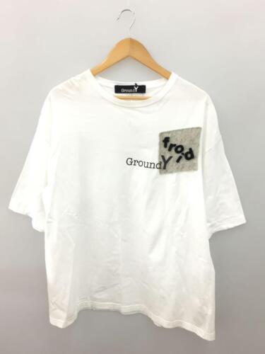 T-Shirt Ground Y 4 Baumwolle weiß einfarbig GA-T70-076 - Bild 1 von 7