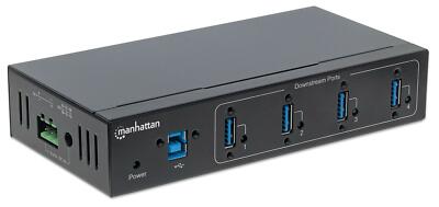 Manhattan - Hub USB 3.0 4 Porte Nero