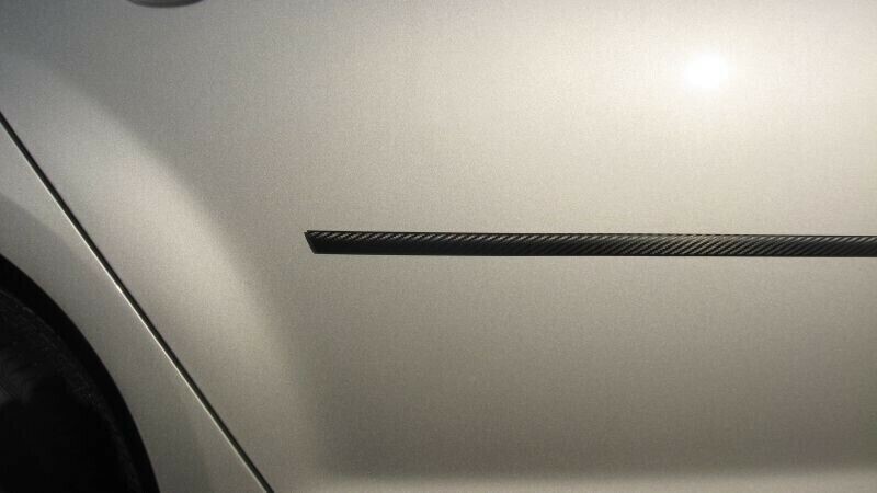 FITS MASERATI BLACK CARBON FIBER SIDE DOOR TRIM BODY MOLDING KIT SET 2 OR 4 DOOR