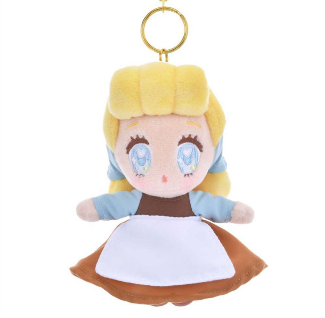 Disney store plush Cinderella Ver.2 Plush keychain TINY PRINCESS