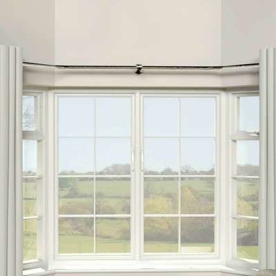 curtain pole for bay window