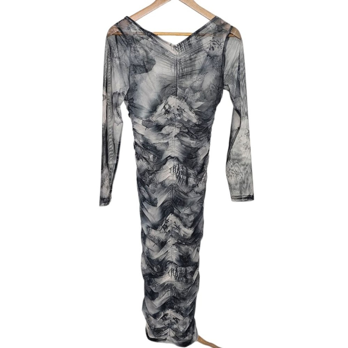 reformation grey dress Hunter Knit Dress