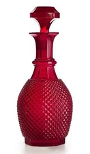 Vista Alegre Bicos Wine Decanter Red.,