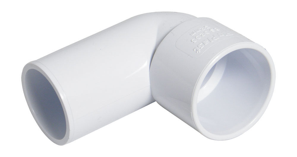 Floplast WS26WH 32mm (36mm) - ABS Solvent Weld Waste - 90° Conversion Bend