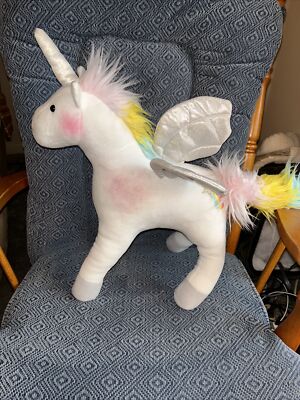 GUND My Magical Light Sound Unicorn White Standing Plush 18