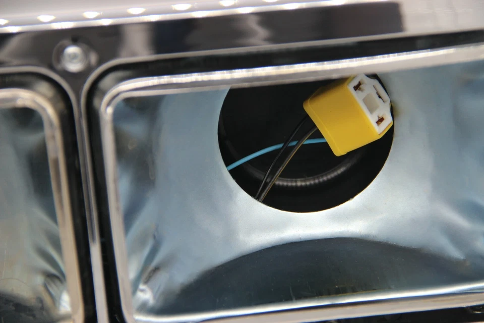 Se adapta a Kenworth Faros Bisel Cubierta Conjunto Faro T-800 | T-600 | W900 Foto 3 de 4