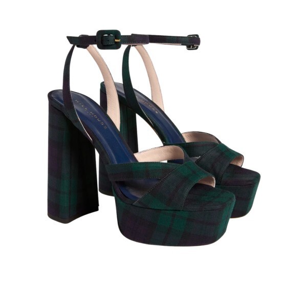 Hill House Home The Party Platform Heels - Blackwatch Tartan