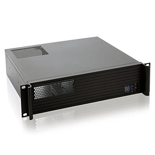 RackChoice MicroATX 2U Rackmount Server Chassis Short Depth 1x5.25