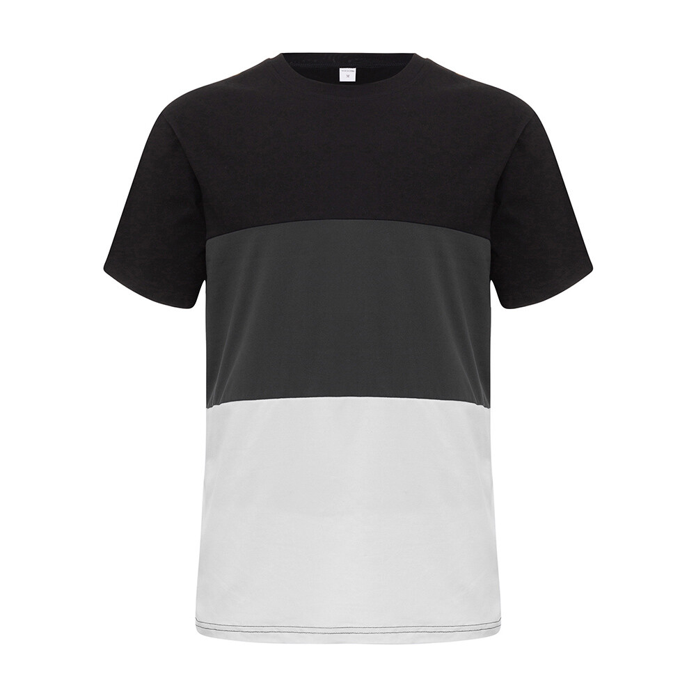 ALTRA Camicia Uomo Estiva Con Blocco Di Colore T Shirt Casual Manica Corta Con ▽