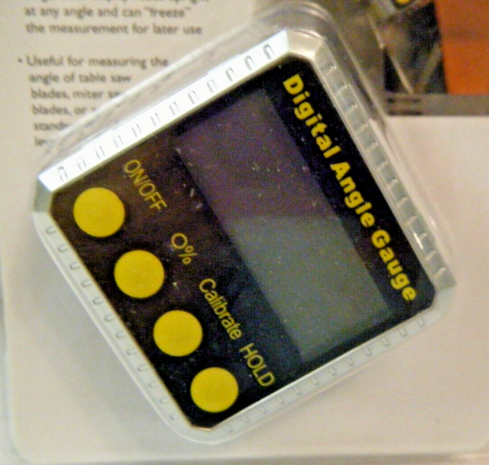 Pittsburgh Digital Angle Gauge Protractor Level Stainless Steel New