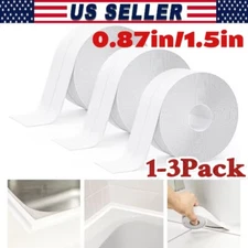 10.5FT PVC Self Adhesive Caulk Sealing Strip Tape For Kitchen Wall Sink Toilet