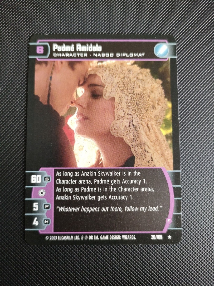 Star Wars TCG: Padmé Amidala F - Jedi Guardians - Wotc | eBay