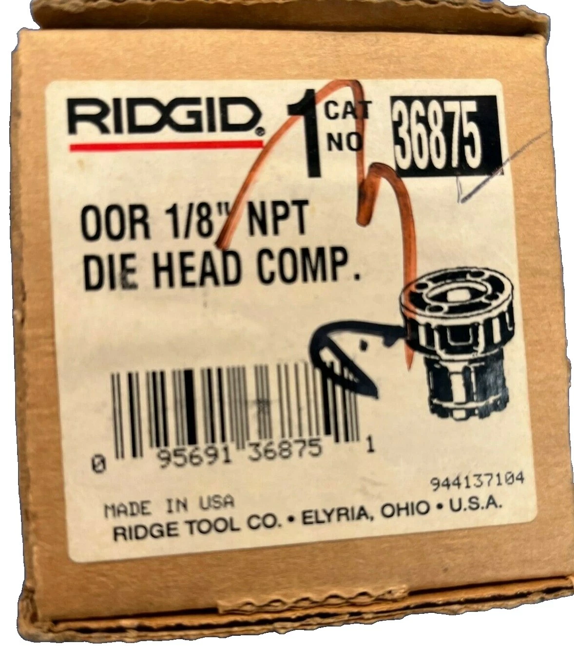RIDGID Roscadoras Tubo NPT, grifos y muere