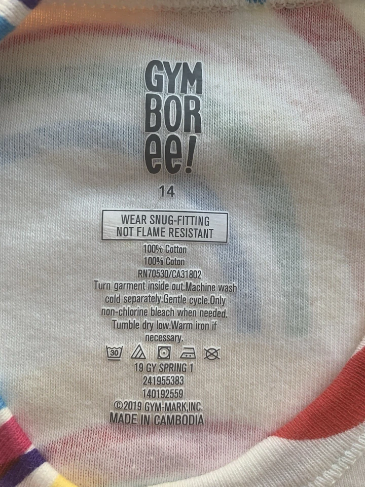 Pijama Gymboree Arco Iris Talla 14  Foto 4 de 4