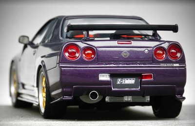 1 18 Nissan Nismo R34 Z Tune Midnight Purple s Tuning Otto Ottomobile Skyline Ebay