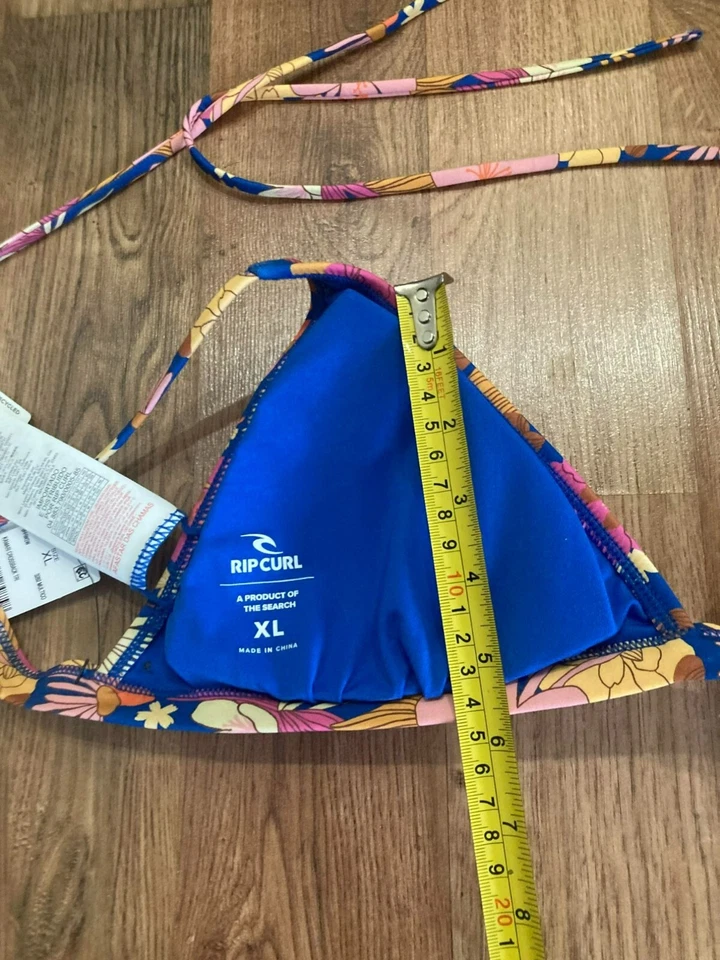 Новый с Ярлыками Rip завиток цветной XL с подкладкой D-чашка бикини верхний крест - Изображение 4 из 4