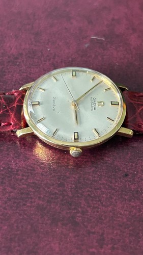 Omega Geneve Gold 18 K Automatic Bumper Vintage Cal.552 Rare - Foto 5 di 15
