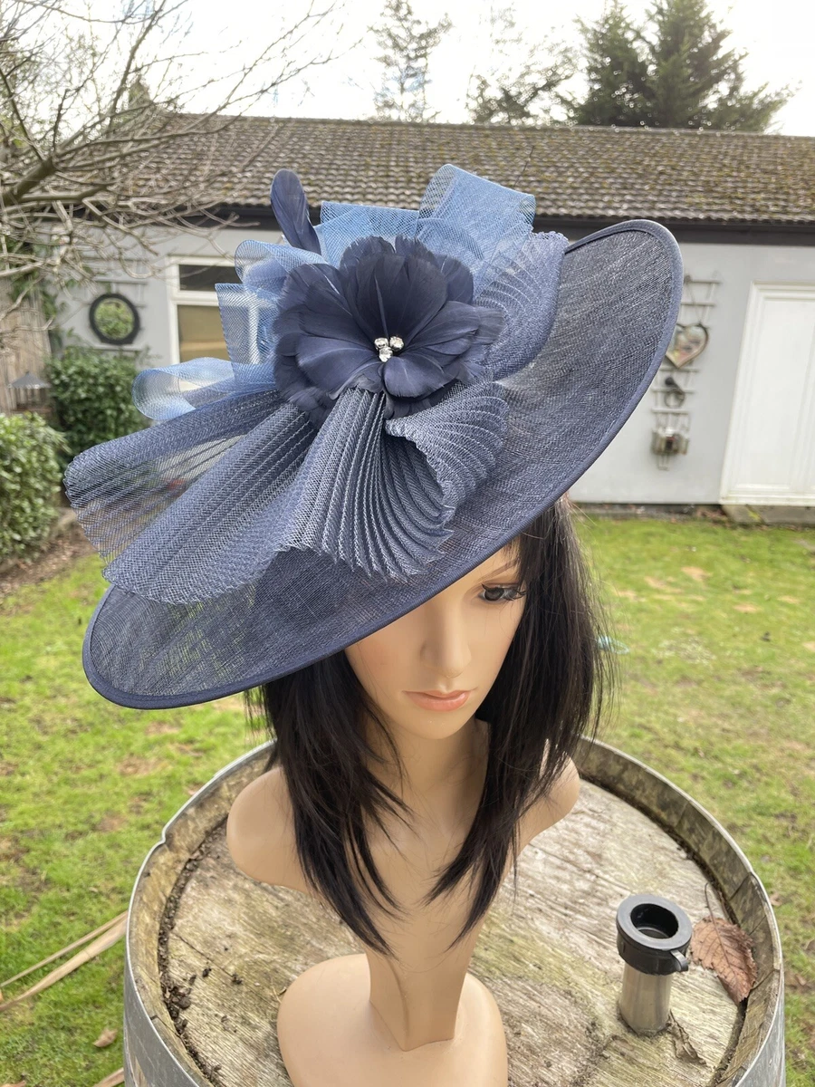Navy blue mother of the bride hats online