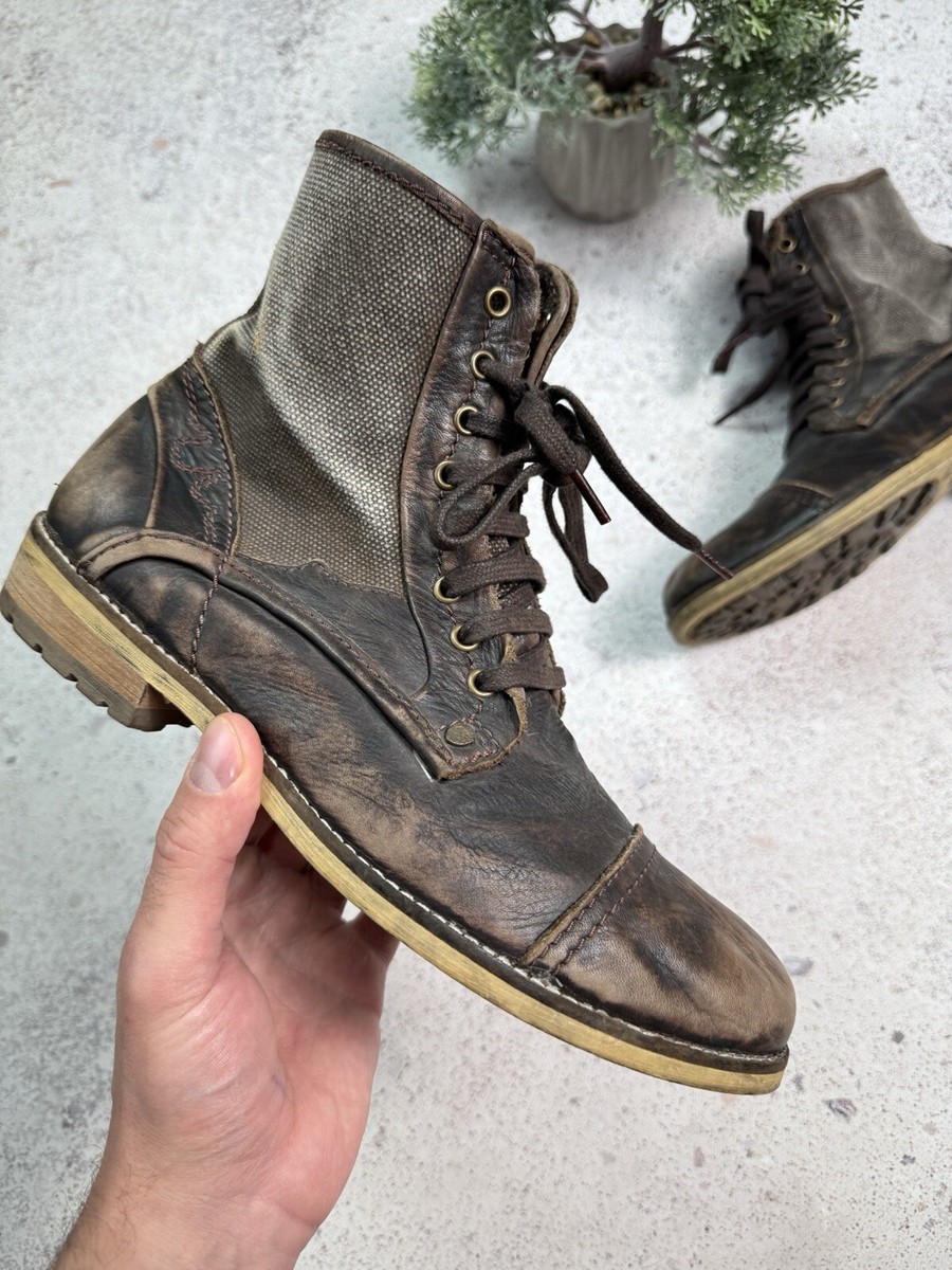 Feud Britain Avant Garde Combat Boot Briwn Size US 8 EU 41  display picture 1