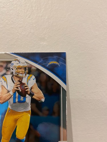 2020 Panini Absolute Justin Herbert Rookie Card RC #167 Los Angeles Chargers - Picture 3 of 6