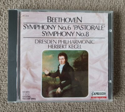 Beethoven Symphony No.6 & No.8 Dresden- Herbert Kegel- CD- Capriccio 10 453- VGC