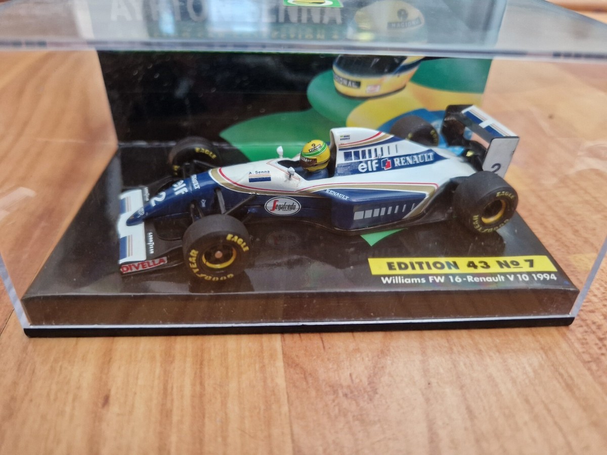 ミニカー MINICHAMPS Williams Renault FW16 (1/43) MINICHAMPS 1/43 AYRTON SENNA WILLIAMS FW16 RENAULT V10 1994 F1