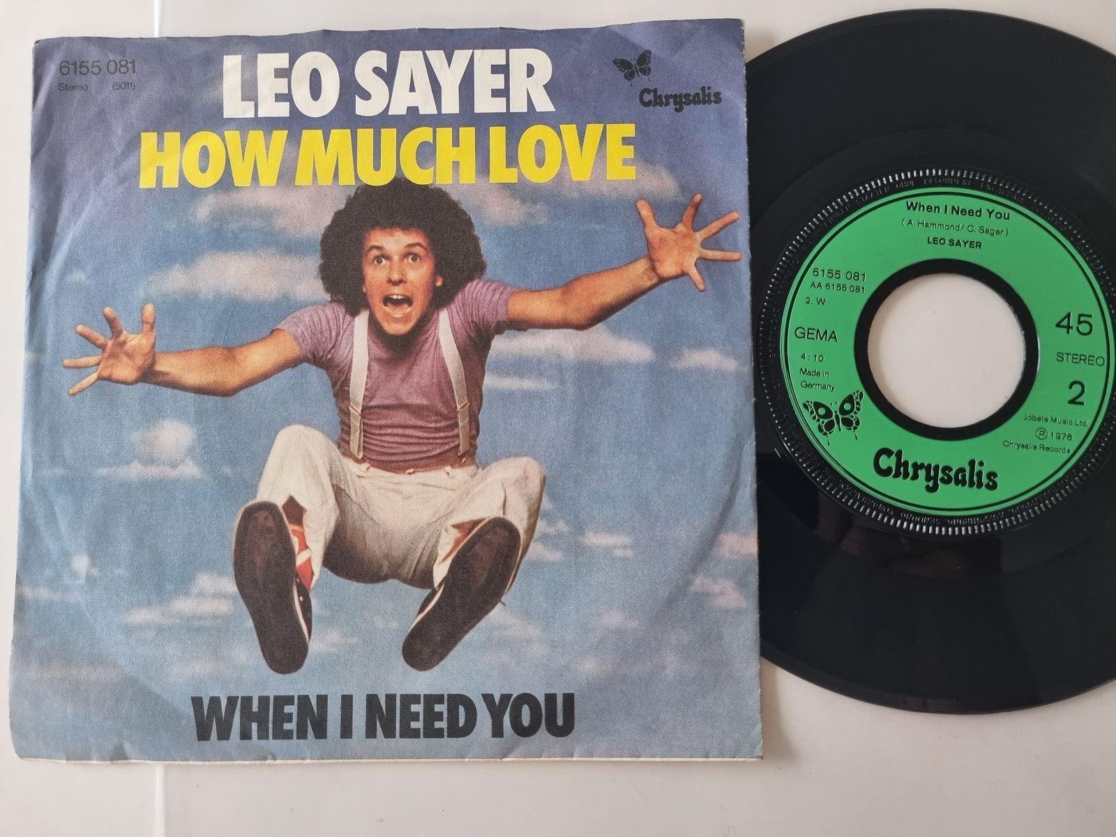 7"" Single Leo Sayer - How much love/ When I need you Vinyl Germany