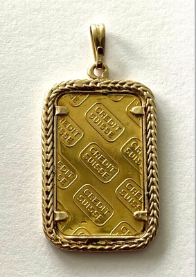 CREDIT SWISS / FINE GOLD 999.9 Pendant