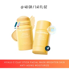 ORIGINOTE Hyalu-C Clay Stick Facial Mask Brighten Skin Anti-Aging Moisture 2PCS