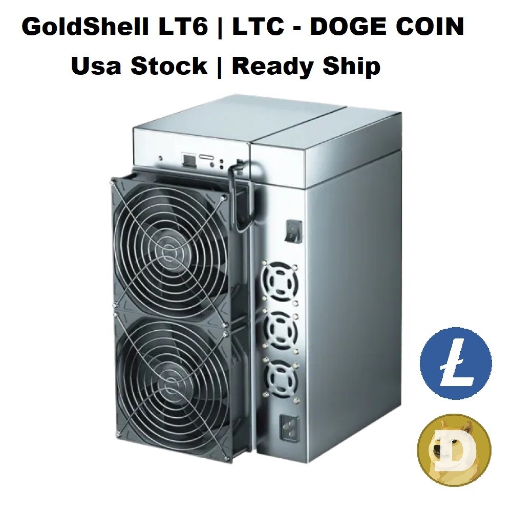 Goldshell LT6 3350MH Miner Scrypt For LTC & DOGE USA STOCK READY SHIP