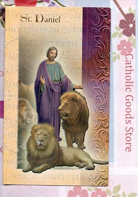 St. Saint Daniel - Biography, prayer, Feast Day, etc... Folder Card