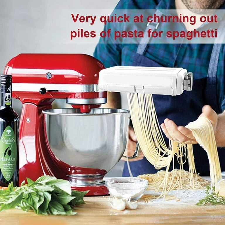 Pasta Maker Attachment for KitchenAid Stand Mixers 3 in 1 Set Includes Pasta ... - Image 4 of 4