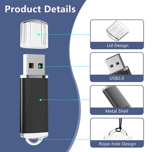 5/10x USB-Stick 2.0 Speicherstick 8GB 64GB Flash-Laufwerk Kompakt Hochkapazität - Bild 7 von 23