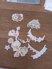 6X PAPER DIE CUTS FOR SCRAPBOOKING/JOURNALS MIXED PD133 