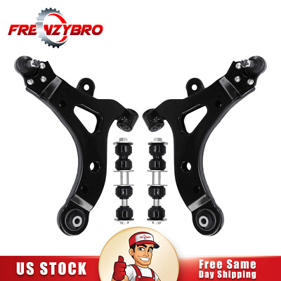 4Pcs Front Lower Control Arm Sway Bars Link for Rendezvous Pontiac Aztek Montana