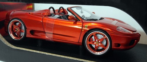 Hot Wheels 1/18 Scale Diecast - G8984 Ferrari 360 Spider Custom Red - Bild 5 von 5