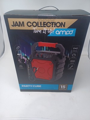 Jam Collection Party Cube Karaoke Speaker With Microphone
