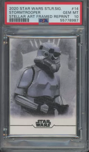2020 Star Wars Stellar Reprint #14 Stormtrooper /100 Pop 1 Gem Mint PSA 10