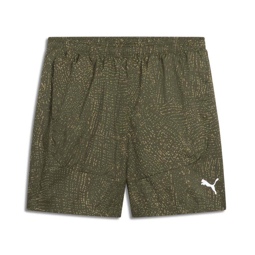 Спортивные шорты Puma Training Aop Мужские зеленые повседневные спортивные штаны 52651880