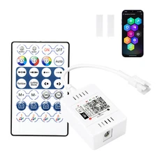 Bluetooth WiFi RGB/RGBIC LED Strips RF Controller Remote For FVTLED LED lights