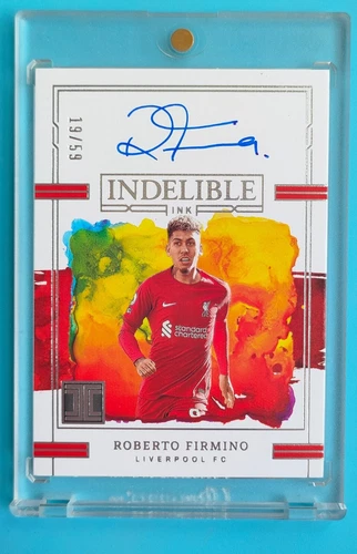 2022-23 Panini Impeccable Soccer Indelible Ink Roberto Firmino Auto 19/59